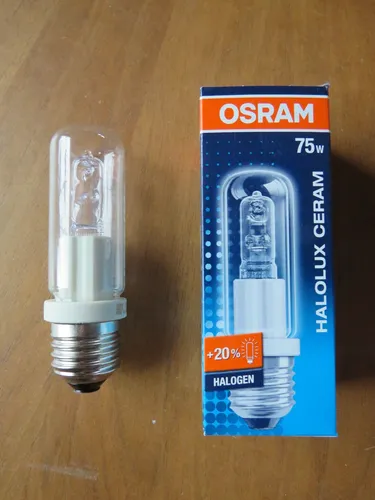 GARANTIERT OSRAM HALOLUX CERAM 75W E27 64474 CL KLAR MADE IN GERMANY ! DIMMBAR !