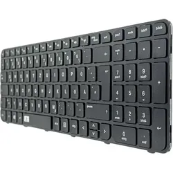 DE - Schwarz Tastatur Keyboard ohne Rahmen kompatibel für HP Pavilion G6-2156sg, G6-2200sg - Schwarz