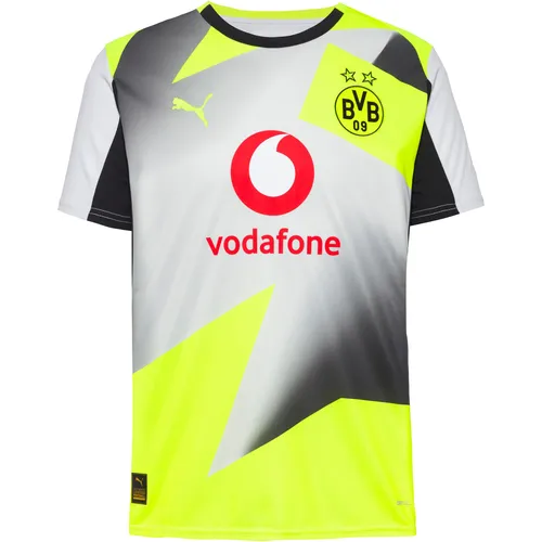 Puma Borussia Dortmund Auswärtstrikot 2025/26 - silber - Borussia Dortmund Auswärtstrikot, modernes Design in Auswärtsfarben, atmungsaktives Material für hohen Tragekomfort und optimale Bewegungsfreiheit.