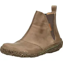 El Naturalista Damen Ankle Boots Nido - Wanderschuhe, flache Stiefeletten aus hochwertigem Glattleder, ideal für den Übergang und bequem ohne Verschluss.