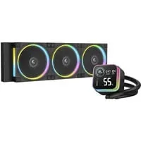 LQ360 ULTRA ARGB Wasserkühlung schwarz - Hochwertiges Wasserkühlungs-Set mit 3x 120 mm Radiator, kompatibel mit verschiedenen Sockeln. Genießen Sie eine anpassbare RGB-Beleuchtung für ein individuelles Setup.