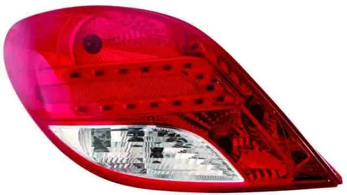 HINTERES LICHT Links ohne Sockel Weiß Rot Led 6350HQ
