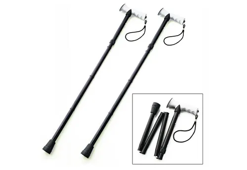 HAC24 Gehstock Gehhilfe Aluminium Schwarz mit Gelgriff, Faltbar & Höhenverstellbar - Gehstöcke, faltbar und höhenverstellbar von 83-93 cm, ideal für mehr Mobilität und Komfort im Alltag.