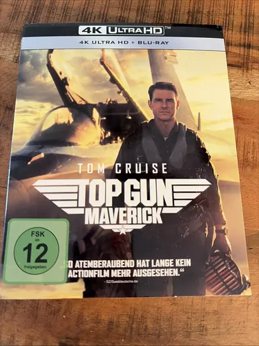 Top Gun Maverick [4K Ultra HD & Blu-ray 2D] - Erleben Sie die packende Fortsetzung des Klassikers in atemberaubender 4K Ultra HD-Qualität. Ideal für Filmfans, die actionreiche Unterhaltung schätzen.