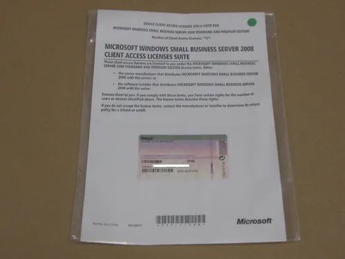 Microsoft Windows Small Business Server 2008 Standard SP2 - Netzwerke & Server: Preisgünstige, integrierte Lösung für kleine Unternehmen, die Geschäftsdaten effektiv schützt und auf bewährten Microsoft-Vorgehensweisen basiert.