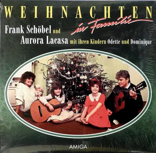Schöbel, Frank - Weihnachten in Familie mit Lacasa, Aurora - Schallplatte mit festlichen Klängen von Schöbel und Lacasa für besinnliche Momente in der Familie.