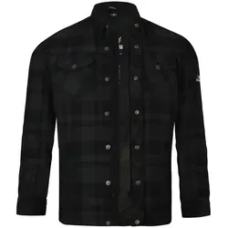 Bores Motorradjacke Bores Lumberjack Jacken-Hemd Basic schwarz / dunkelgrau Herren grau|schwarz XL