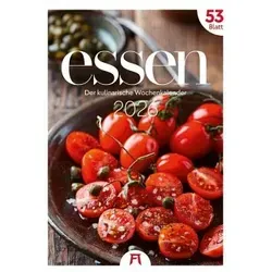Essen Wochenkalender 2026 - Küchen-Kalender mit 53 großformatigen Bildern (29x42 cm) für Gourmets und Feinschmecker:innen – ideal für die kulinarische Inspiration im Jahr 2026.