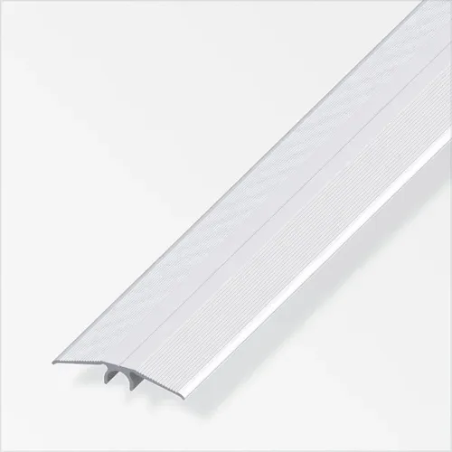 alfer Übergangsprofil 1 m, 46 mm Aluminium eloxiert silber  Übergangsprofil