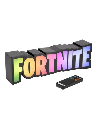 Fortnite Logo Leuchte - Stylische RGB-LED-Leuchte im Fortnite-Design, perfekt für Gamer. Mit Fernbedienung steuerbar, 3 Helligkeitsstufen und musikgesteuert. Ideal für Schlafzimmer und Spielbereiche.