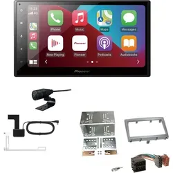 Pioneer SPH-DA160DAB Autoradio für Porsche Boxster - 2-DIN Car-Multimedia-System mit Apple CarPlay, Android Auto und DAB für einfache Smartphone-Verbindung und kabelloses Audio-Streaming. Ideal für Porsche Boxster (2004-2009) mit ISO-Anschluss.