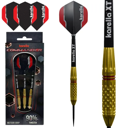 Winsport Steeldart Karella Commander Gold 24g 90%Tungsten Darts Pfeil Dartpfeil