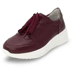 VITAFORM Damenschuhe Sneaker aus Hirschleder - Stylische Sneaker aus hochwertigem Hirschleder mit trendiger Chunky-Sohle. Für komfortablen Tragekomfort sorgen die Dämpfung und das Luftpolsterfußbett. Ideal für modebewusste Damen!
