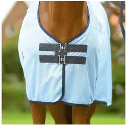 BUSSE Paddock-Fliegendecke SUNSHINE II - Leichte Fliegendecke zum Schutz vor Insekten bei Stall- und Weidehaltung. Atmungsaktives Polyester mit glattem Satinlining sorgt für Komfort. Abnehmbares Halsteil und verstellbare Kreuzbegurtung bieten optimale Passform.