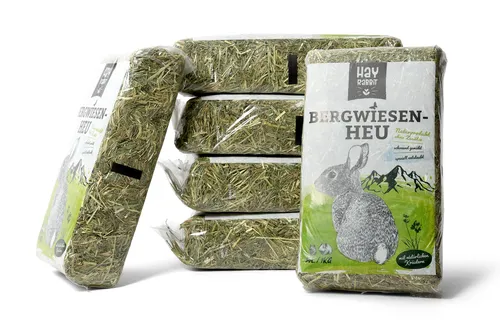 Hayrabbit - Bergwiesenheu 6kg - Heu Aus Deutschen Gründlandregionen