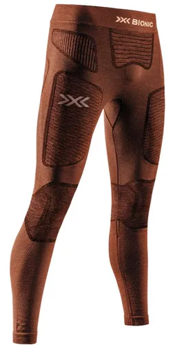 X-Bionic Unterziehhose Symbio Merino Pant (Merinowolle) lang Unterwäsche braun Herren, Größe: L