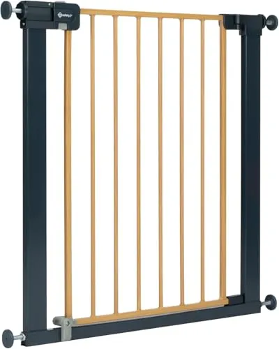 Safety 1st Easy Close Metal Gate - Kindersicherungen, einfach zu montierendes Treppenschutzgitter ohne Bohren, mit 1-Hand Öffnung und zweifacher Sicherheit für mehr Schutz im Zuhause.