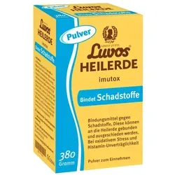 LUVOS Heilerde imutox Pulver 380 g - Pulver zur Unterstützung der Körperentgiftung und zur Bindung von Schadstoffen. Ideal für eine gezielte Entlastung des Organismus bei Lebensmittelunverträglichkeiten.