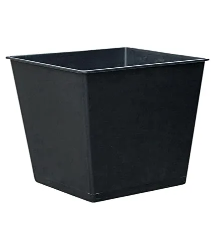 Dehner Universal-Pflanztopf, ca. 36 x 36 x 30 cm, Kunststoff, schwarz