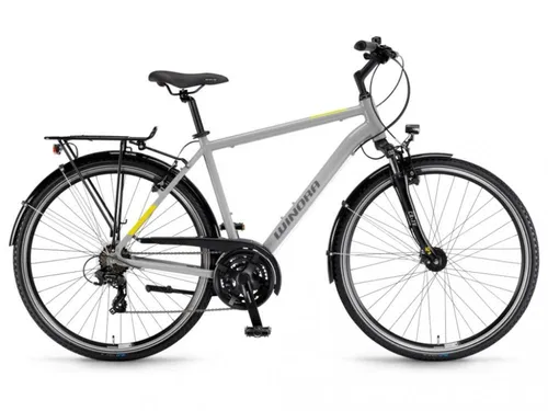 Winora Cityrad Domingo 21 Gent 28" – Komfortables Aluminium-Rad mit 21-Gang Shimano Schaltung - Stilvolles Cityrad mit robustem Aluminiumrahmen, ideal für den Alltag. Ausgestattet mit einer zuverlässigen Shimano 21-Gang Schaltung und komfortabler Ergonomie für ein angenehmes Fahrgefühl.