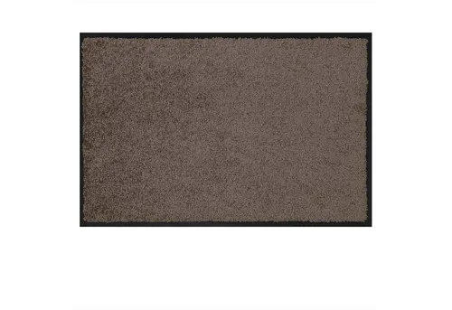 ANRO Fußmatte QUEEN Hochwertig Eingangsmatte Schmutzfangmatte, Rechteck, Höhe: 10 mm, Größe 40x60cm - Braun hohe Feuchtigkeitsaufnahme - mit Gummirand