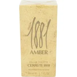 CERRUTI 1881 AMBER - 50 ML Eau de Toilette für Männer - Herrenparfüm mit einem einzigartigen Duftmix aus Orangenblüten und Tonkabohne, ideal für den modernen Mann, der einen unverwechselbaren Eindruck hinterlassen möchte.