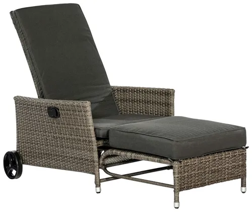 MERXX Gartensessel Komfort Deckchair (4-tlg) - Gartenstühle mit robustem Stahlrahmen und bequemen Auflagen, ideal für entspannte Stunden im Garten oder auf der Terrasse.