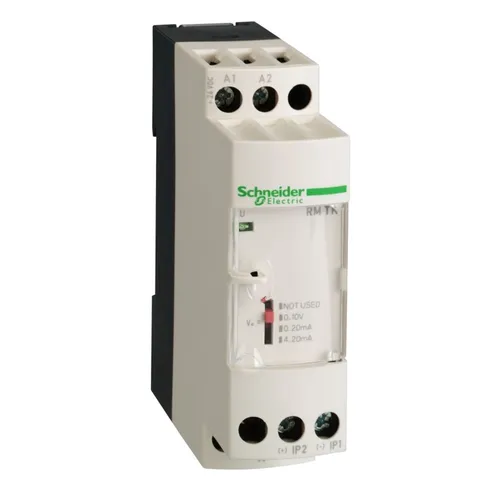 Schneider Electric RMTK90BD Temperaturwandler - Messumformer für Thermoelemente, präzise Temperaturmessung von 0-1200 °C mit 0-10V Ausgang, ideal für industrielle Anwendungen.