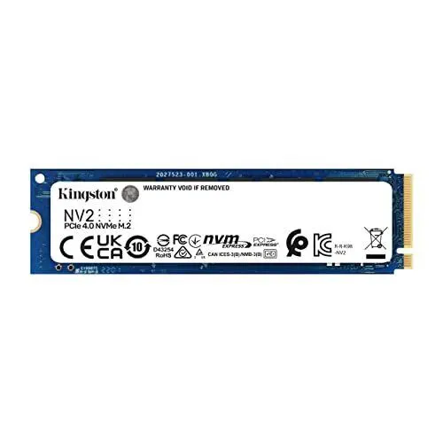 Kingston NV2 SSD 2TB M.2 2280 - ultraschnelle PCIe 4.0 NVMe Speicherlösung, 3.500 MB/s Lesen und 2.800 MB/s Schreiben für Gaming und Content Creation