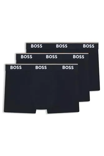 BOSS Trunk 3P Power - Retroshorts für Herren im 3er Pack, aus hochwertigem Cotton Stretch für höchsten Tragekomfort und optimale Passform, mit klarem Design und BOSS Logo im komfortablen Bund.