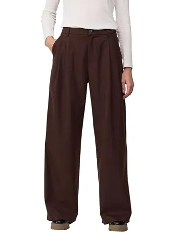 s.Oliver Flanell Hose mit Wide Leg