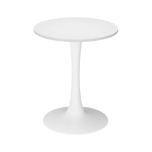 Vicco Esstisch Carl, Weiß, 60 x 60 cm - Esstisch für gemütliche Runden, zeitloses Design, ideal für kleine Küchen oder Esszimmer, sorgt für gesellige Momente.