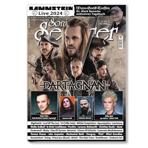 Sonic Seducer 06/2024 + WGT-Special: d’Artagnan +Rammstein +Mark Benecke +Solar Fake +Billy Idol +Within Temptation +Saltatio Mortis +Lacuna Coil +Ville Valo +Lord Of The Lost +Welle:Erdball