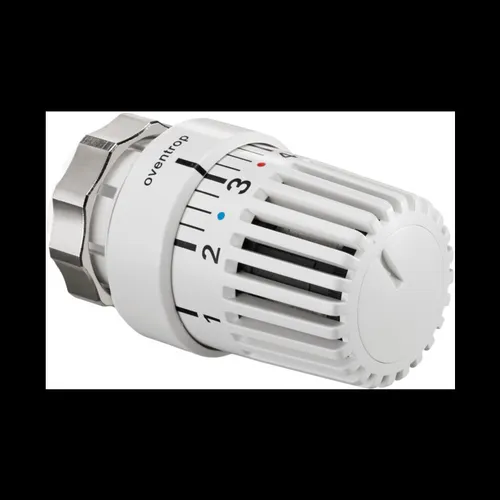 Oventrop Uni LDV Thermostatkopf 1616575 weiss, Klemmverbinder, auch für Danfoss RAV