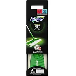 Swiffer Besen Reinigungsset 3D Clean Starterset - Staubsauger-Ersatzteile mit 3D Technologie für eine besonders effiziente und gründliche Reinigung in jedem Haushalt.
