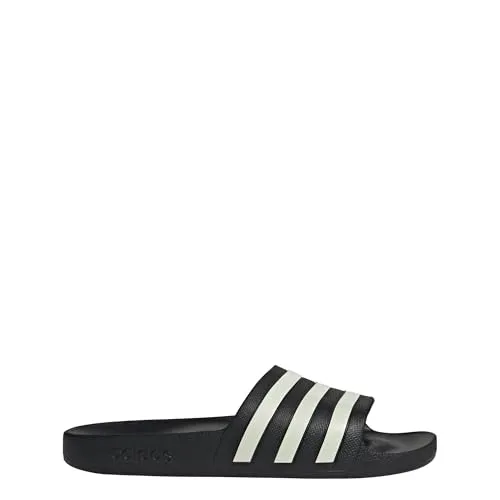 adidas Unisex Adilette Aqua Slides, core black/ivory/core black, 43 EU