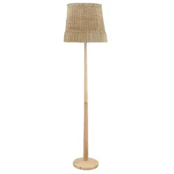 Creative Collection Kakasi Stehleuchte - Stylische Stehleuchte mit Hanfschirm für eine entspannte Atmosphäre. Ideal für Wohnzimmer und lässige Einrichtung, perfekt neben Sessel oder Sofa.