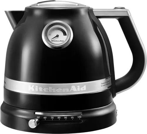 KitchenAid Wasserkocher mit Temperatureinstellung 50-100°C - Eleganter Wasserkocher mit 1,5L Fassungsvermögen und einstellbarer Temperatur für perfekte Zubereitung von Tee und Kaffee. Doppelwandige Konstruktion sorgt für bessere Isolierung und weniger Geräusche.