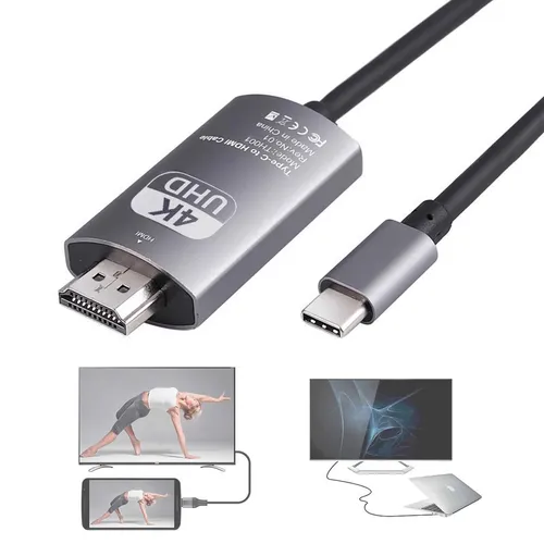 A77C USB-C auf HDMI Kabel Adapter 4K USB 3.1  1,8m HDTV Projektor Monitor Typ C