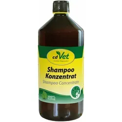 cdVet Shampoo Konzentrat 1 für Tiere - Hochwertiges Pflegeshampoo für empfindliche Haut, reinigt gründlich und verleiht dem Fell Glanz. Ergiebig und ideal zur Unterstützung der Fellpflege, mit natürlicher nachfettender Wirkung.