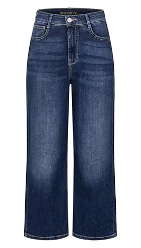 Blue FIRE Judy Wide Leg Jeans - Stone NOS W29 L32 - Langlebige Wide Leg Jeans aus robustem 11,8 oz Stoff für optimalen Tragekomfort. Das weit geschnittene Bein sorgt für maximale Bewegungsfreiheit und einen lässigen Look. Ideal für entspannte Outfits.