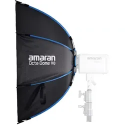 Amaran Octa Dome 90 Softbox 90 cm - Reflektor und Softbox in einem, sorgt für weiches Licht und gleichmäßige Ausleuchtung, ideal für Porträt- und Produktfotografie.