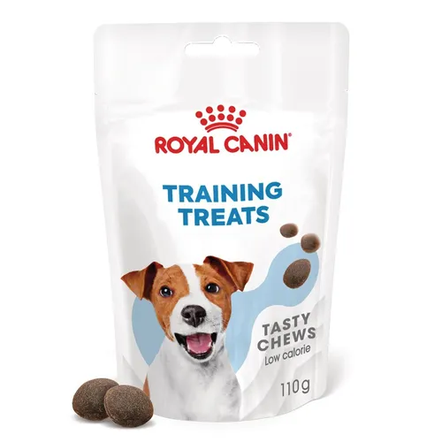 ROYAL CANIN Training Treats - Leckerlis für Hunde 110g - Leckerbissen für Hunde zur Belohnung beim Training. Die Snacks sind schmackhaft und unterstützen die Motivation Ihres Hundes. Ideal für das Training und die positive Verstärkung.