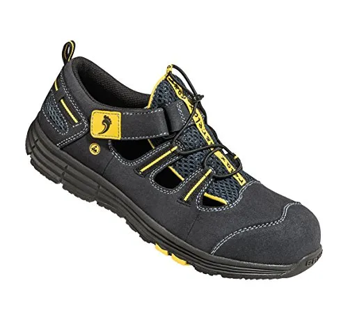 BAAK Sicherheitsschuhe Rene2, S1P ESD Sandalen, Unisex, Gr. 48 - Arbeitskleidung & Uniformen – Atmungsaktive und strapazierfähige Sandalen mit ESD-Funktion, ideal für den industriellen Einsatz und orthopädische Anpassungen.