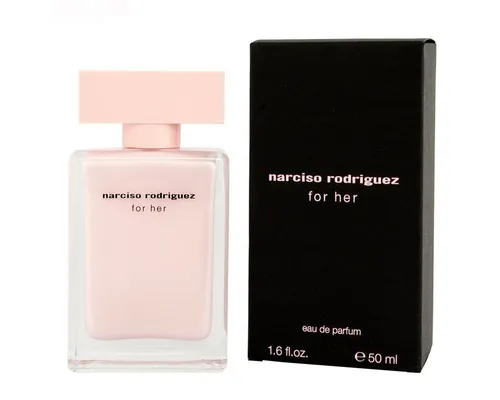 Narciso Rodriguez For Her Eau de Parfum 50 ml - Damenduft mit blumig-holzigem Moschus-Akkord, ideal für verführerische Frauen, die im Alltag glänzen möchten.