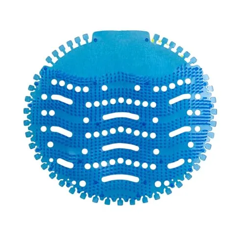 Urinal sieb mit Ocean Duft - Eine hygienische Urinaleinlage aus Kunststoff für Pissoir, 1 Stück Urinal Einsatz mit Spritzschutz und langanhaltendem Duft