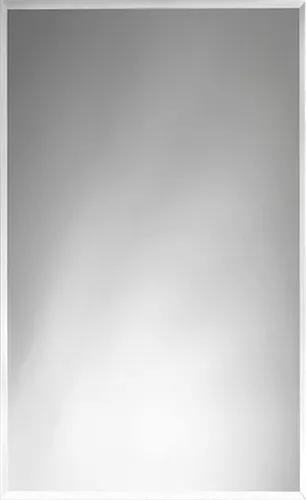 Kristallspiegel Century Eckig 40 x 60 cm - Eleganter Badspiegel mit Steilfacette, 40 x 60 cm, ideal für kleine Räume und über Waschbecken, schafft eine angenehme Atmosphäre und reflektiert Licht.