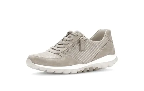 Gabor Damen Low-Top Sneaker, Frauen Sneaker,atmungs-aktiv,sacchetto,weich,Weiss,schwarz,Jollys,rot,Glitzer,blau,Muschel/leinen,37 EU / 4 UK