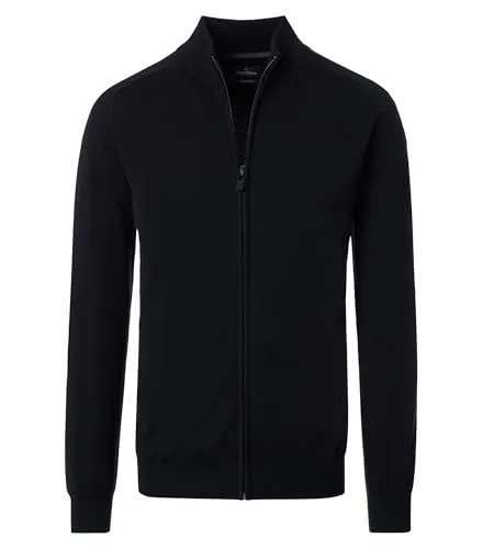 CASAMODA Strickjacke Uni - Strickjacke für Herren aus reiner Pima-Baumwolle, bietet ein besonders weiches Tragegefühl und ist vielseitig kombinierbar.