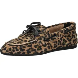 INUOVO Halbschuhe Veloursleder Bootsschuh - Stilvolle Bootsschuhe aus hochwertigem Veloursleder mit modischer Dekoschnürung und wechselbarer Decksohle – ideal für Damen, die Komfort und Trendbewusstsein verbinden möchten.